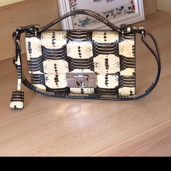 Salvatore Ferragamo Aileen Python Bag - Picture 11 of 14